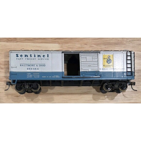 Vintage Lionel No. 0864-75 HO Baltimore & Ohio Boxcar B&O Sentinel #466464 w/Box - Picture 7 of 10